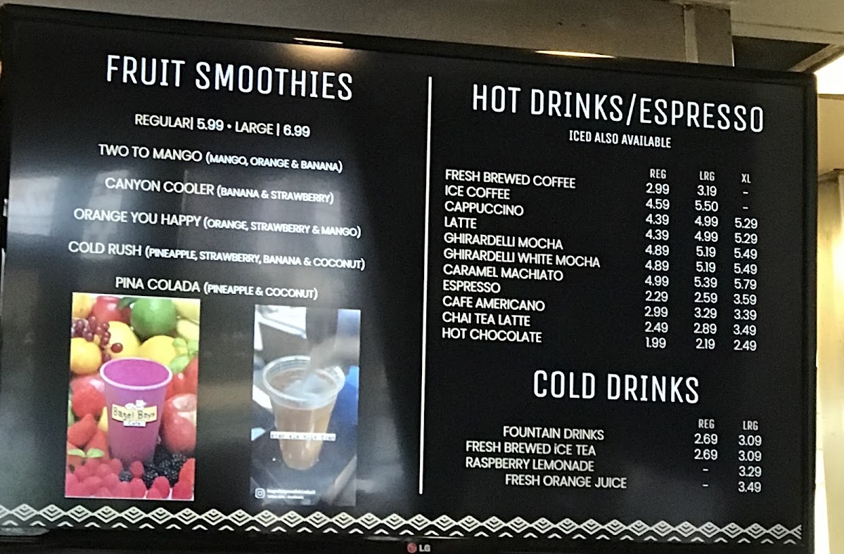 Bagel Boys Cafe - Haynes Bridge Photo Menu 2