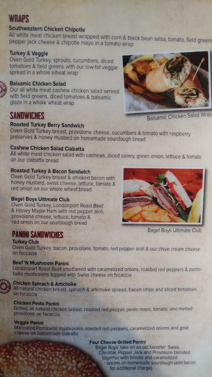 Bagel Boys Cafe - Haynes Bridge Photo Menu 7