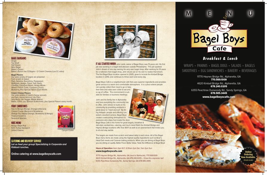 Bagel Boys Cafe - Haynes Bridge Photo Menu 8