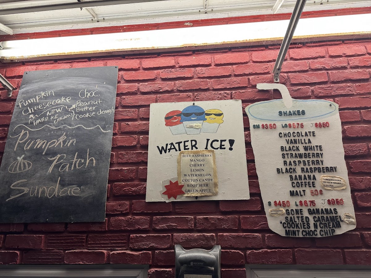 Gravity Ice Cream Photo Menu 3