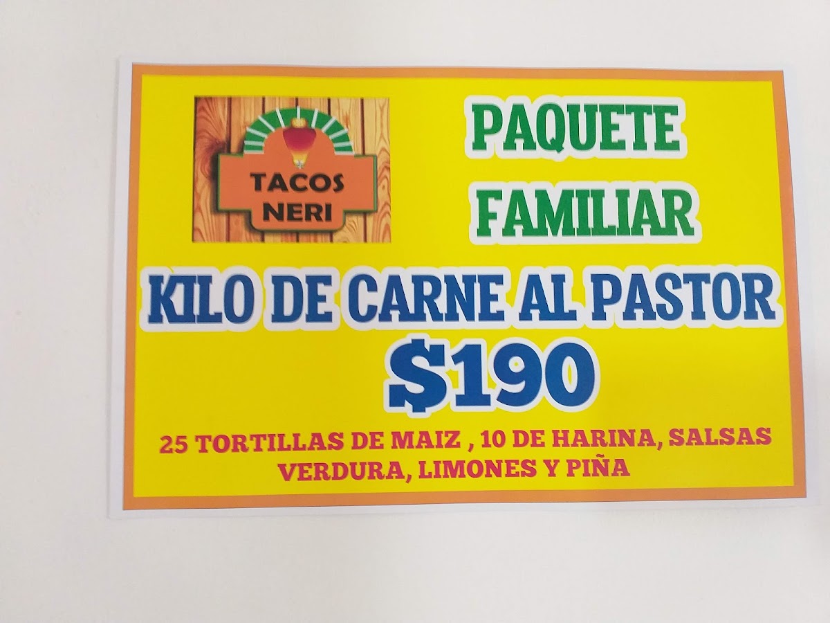 Tacos Neri Photo Menu 2