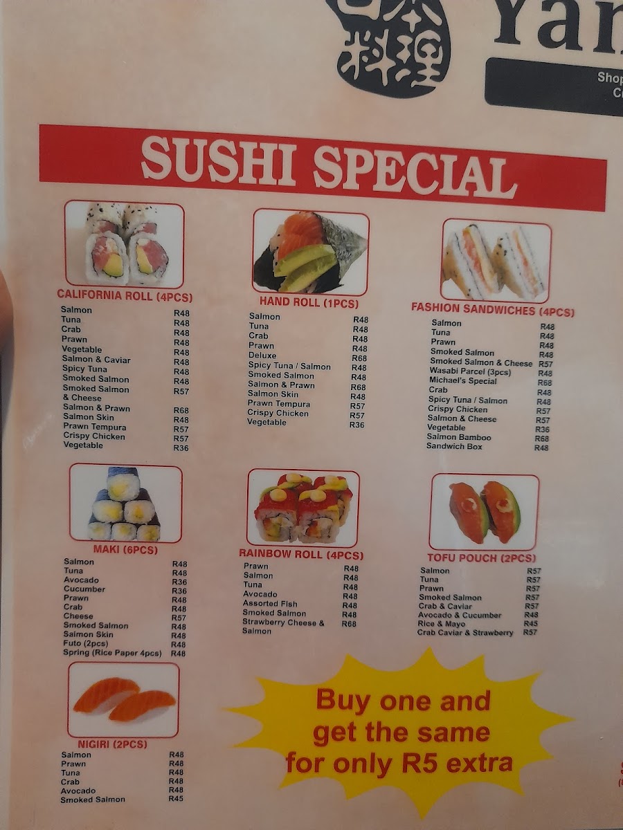 Yamakado Photo Menu 1