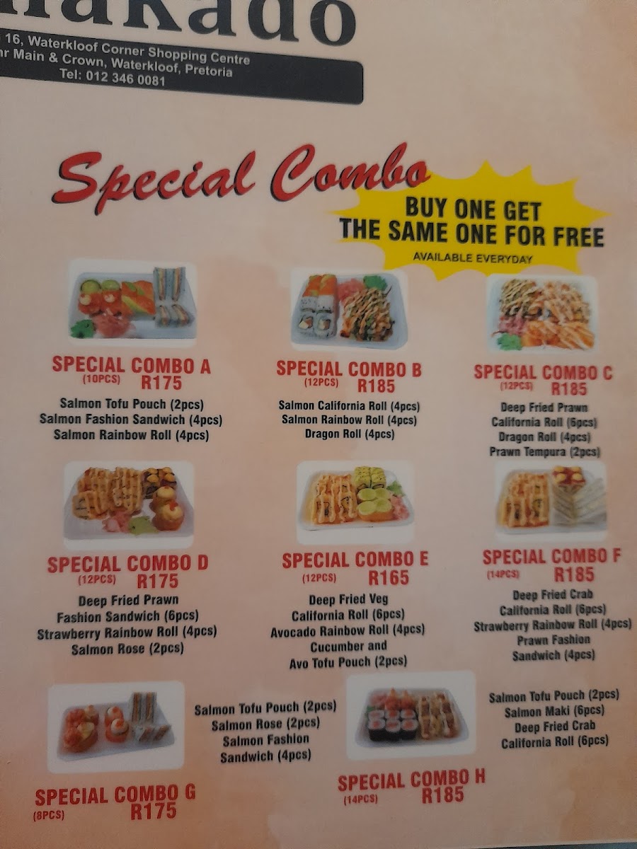 Yamakado Photo Menu 2