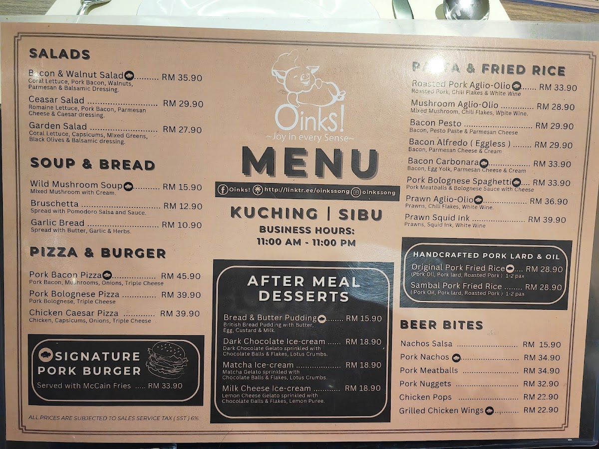 Oinks! Photo Menu 1