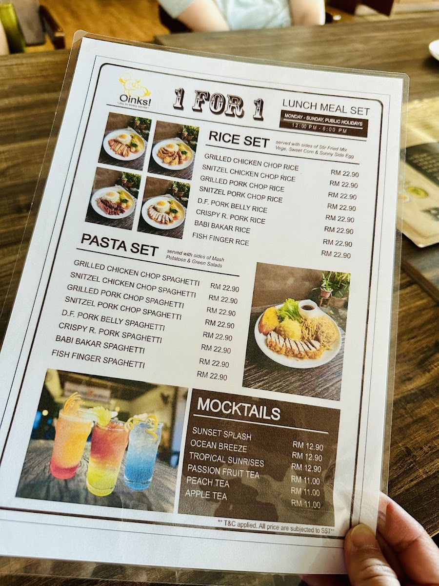 Oinks! Photo Menu 5