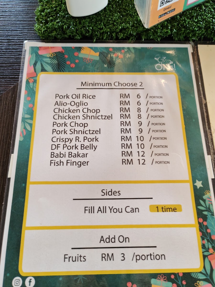 Oinks! Photo Menu 7