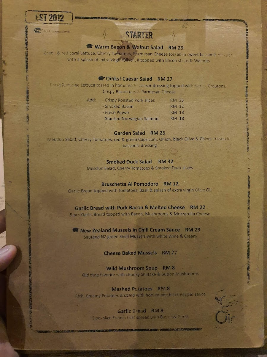 Oinks! Photo Menu 8