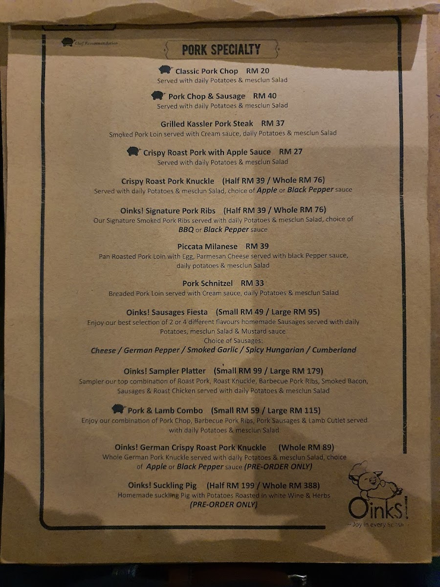 Oinks! Photo Menu 9