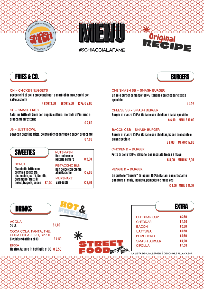Smash Sicily Hamburgeria Photo Menu 1