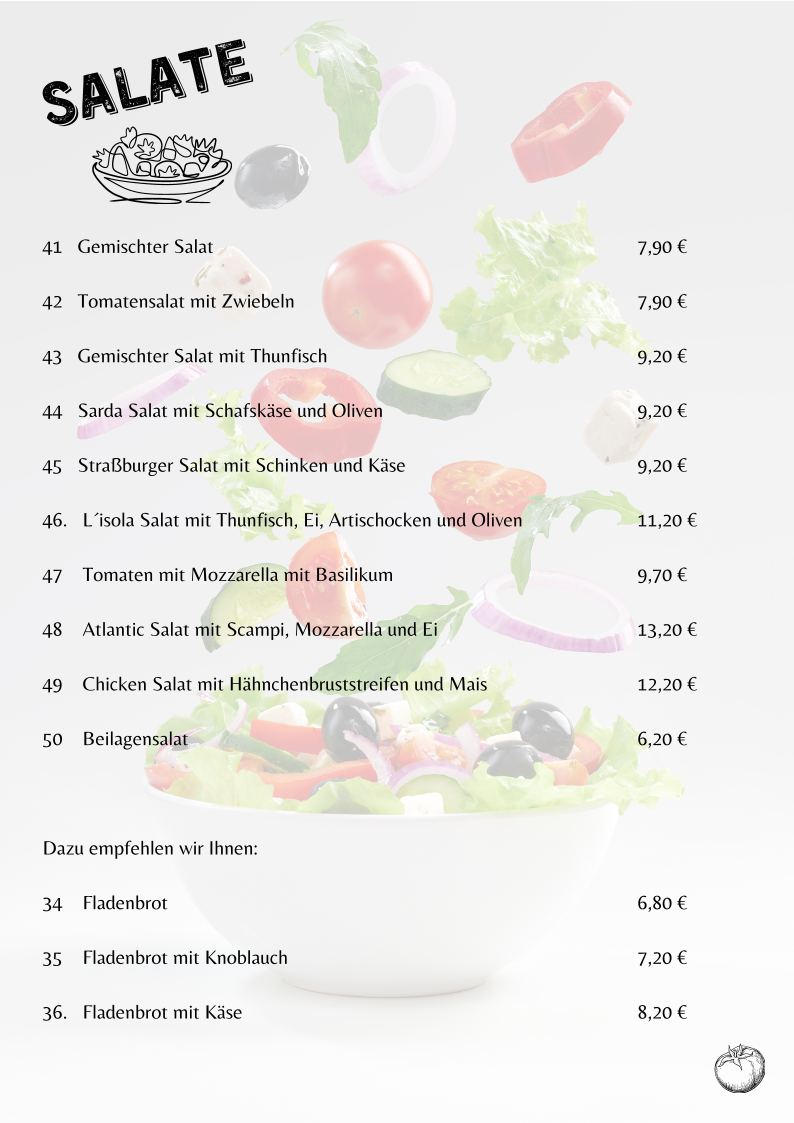 Restaurant & Pizzeria L'isola Photo Menu 4