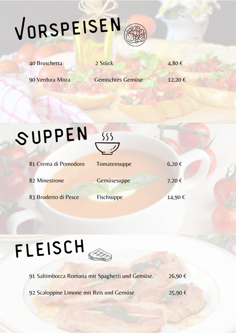Restaurant & Pizzeria L'isola Photo Menu 5