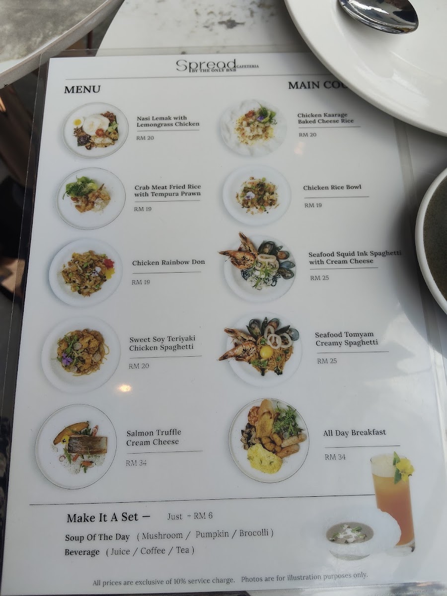 Spread Cafeteria By The Only Bnb Photo Menu 8