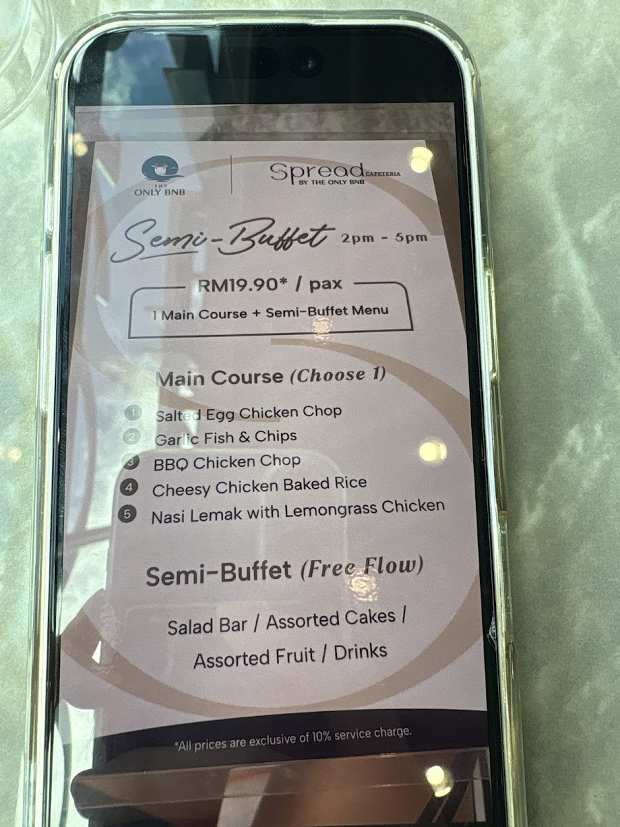 Spread Cafeteria By The Only Bnb Photo Menu 9