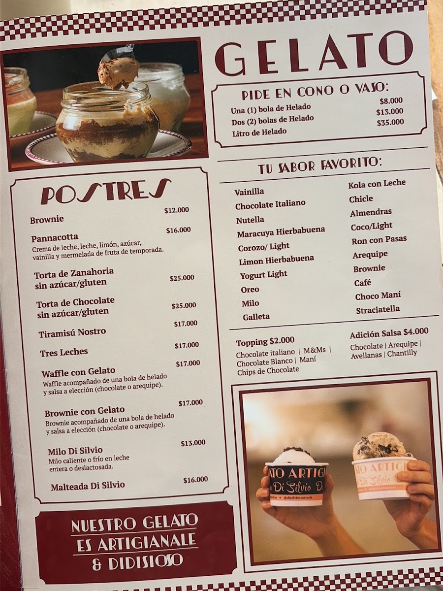 Di Silvio Trattoria Photo Menu 10