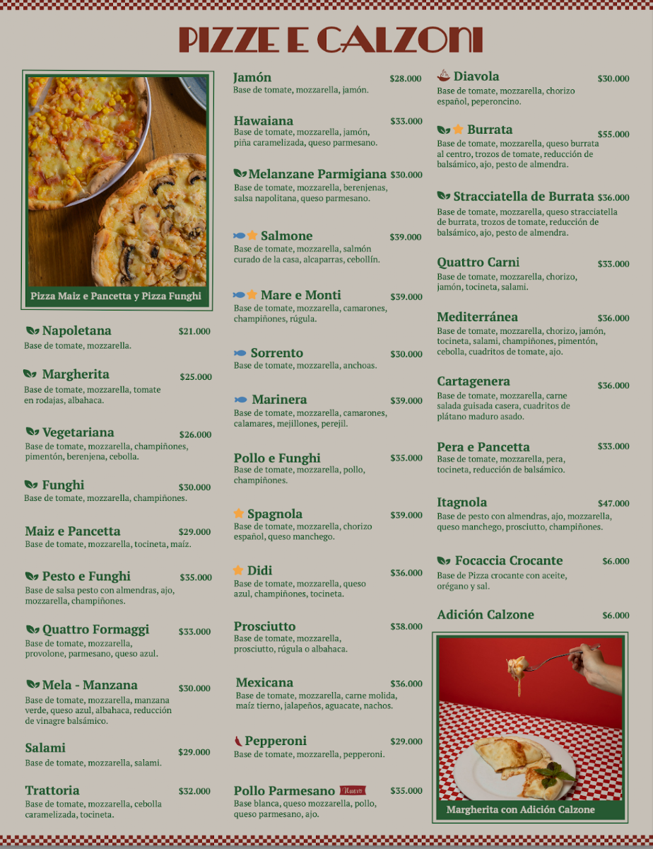 Di Silvio Trattoria Photo Menu 2