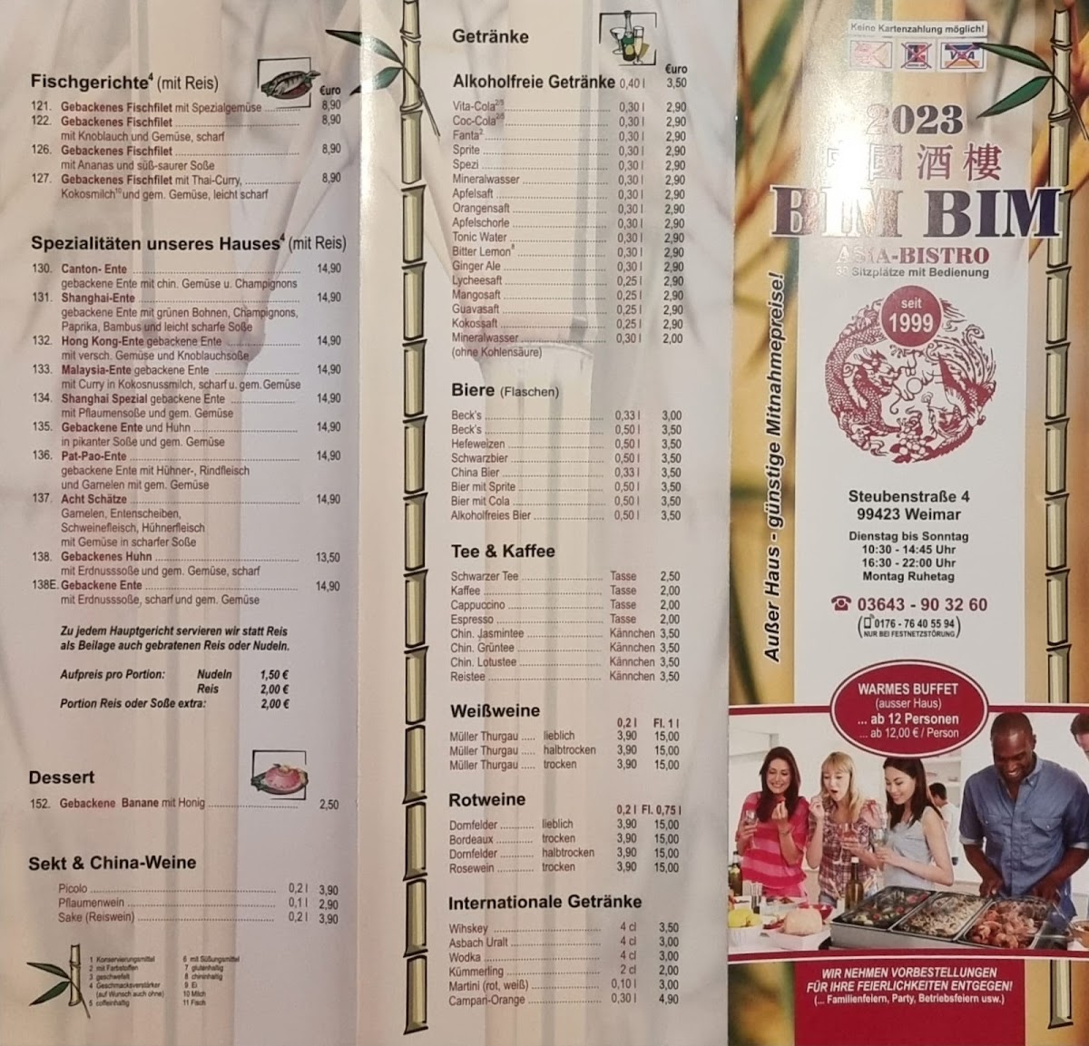 Bim Bim - Vietnam-Thai-Bistro Photo Menu 7