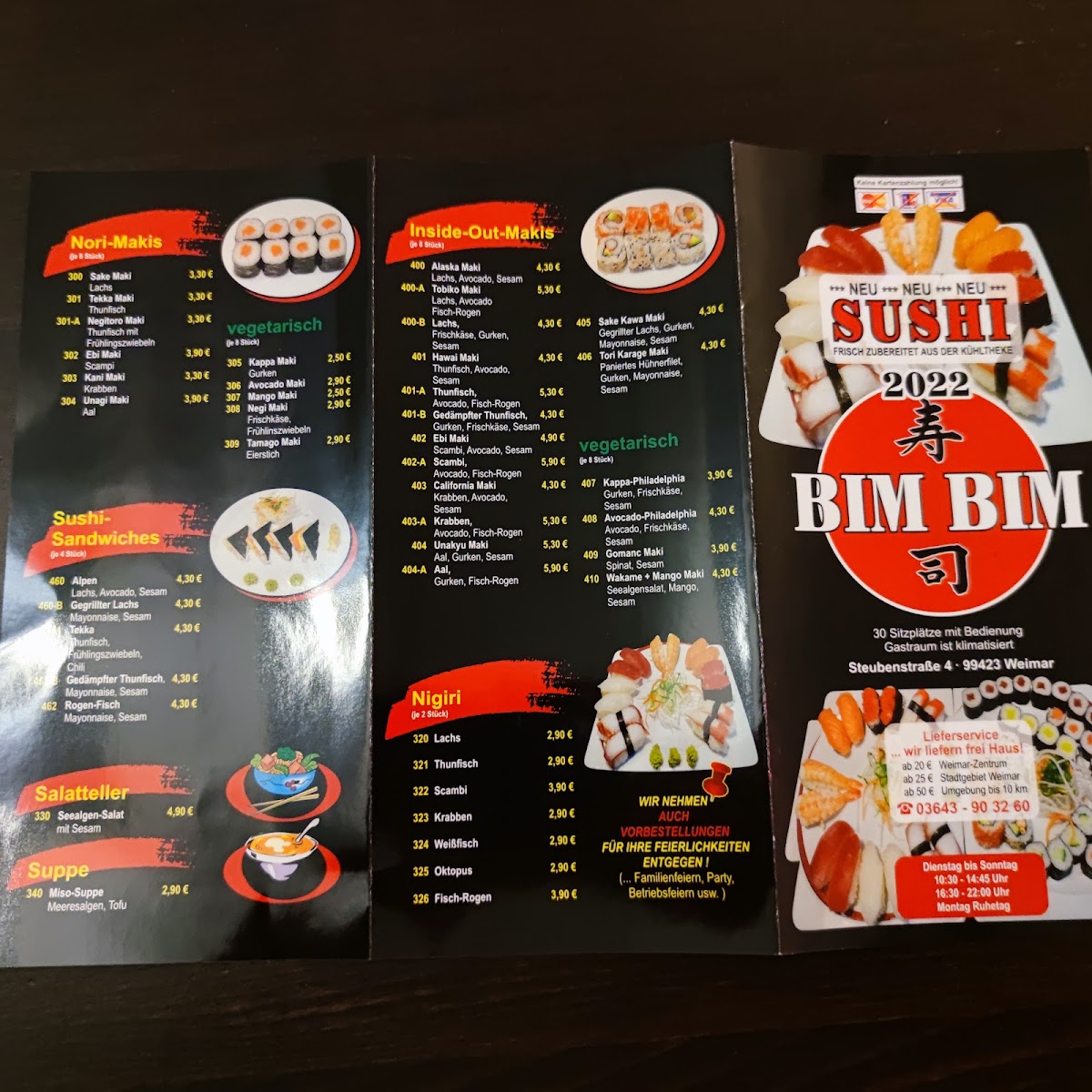 Bim Bim - Vietnam-Thai-Bistro Photo Menu 9