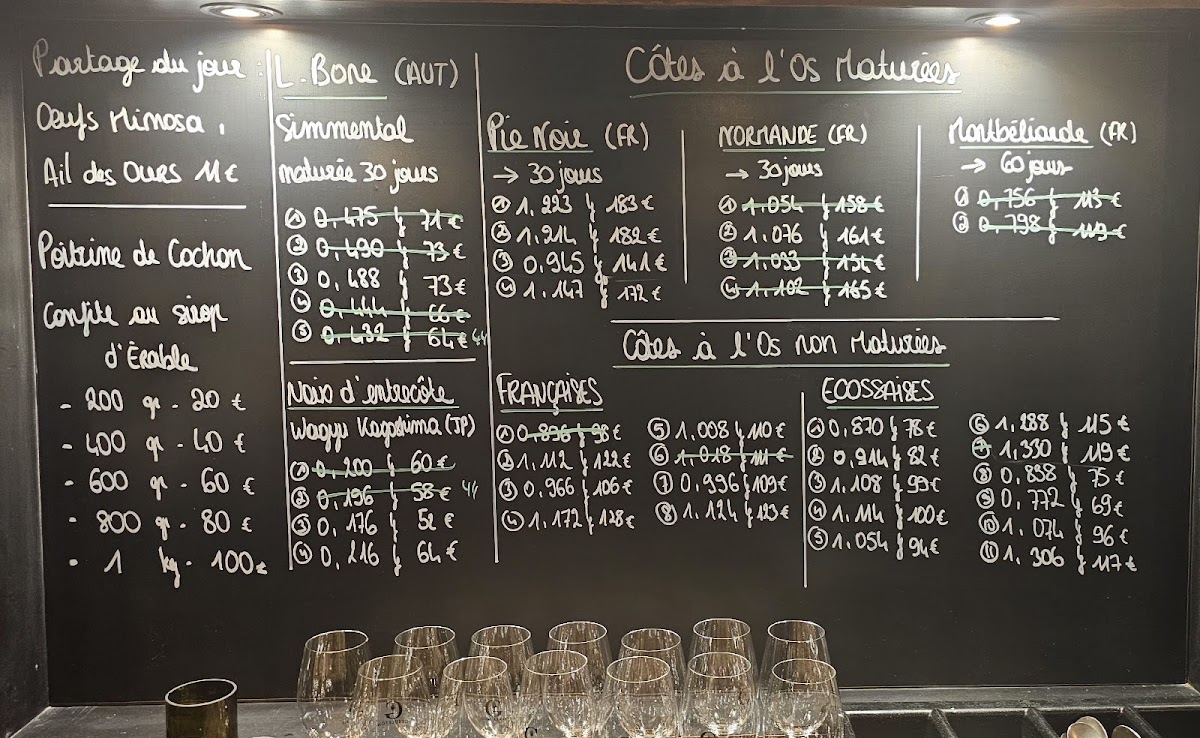 Gueuleton Lille Photo Menu 2