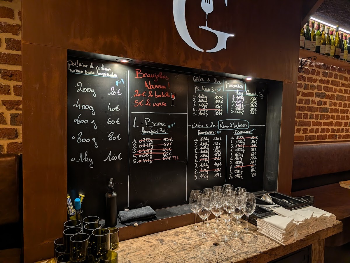 Gueuleton Lille Photo Menu 6