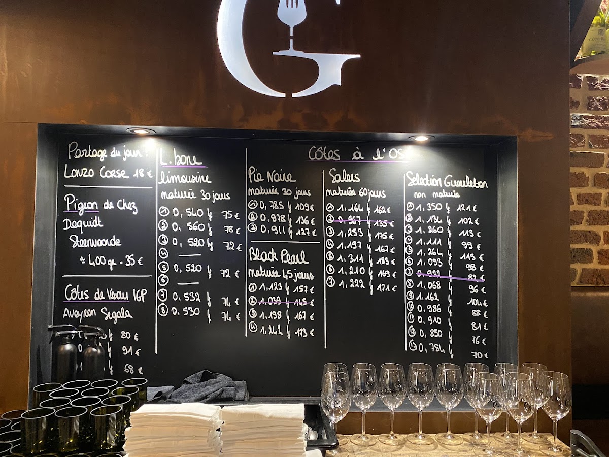 Gueuleton Lille Photo Menu 9