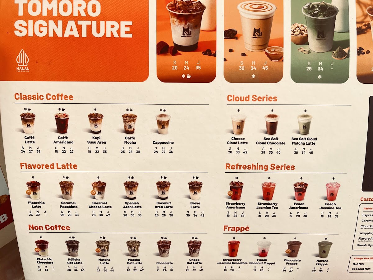 TOMORO COFFEE - PURWAKARTA Photo Menu 2