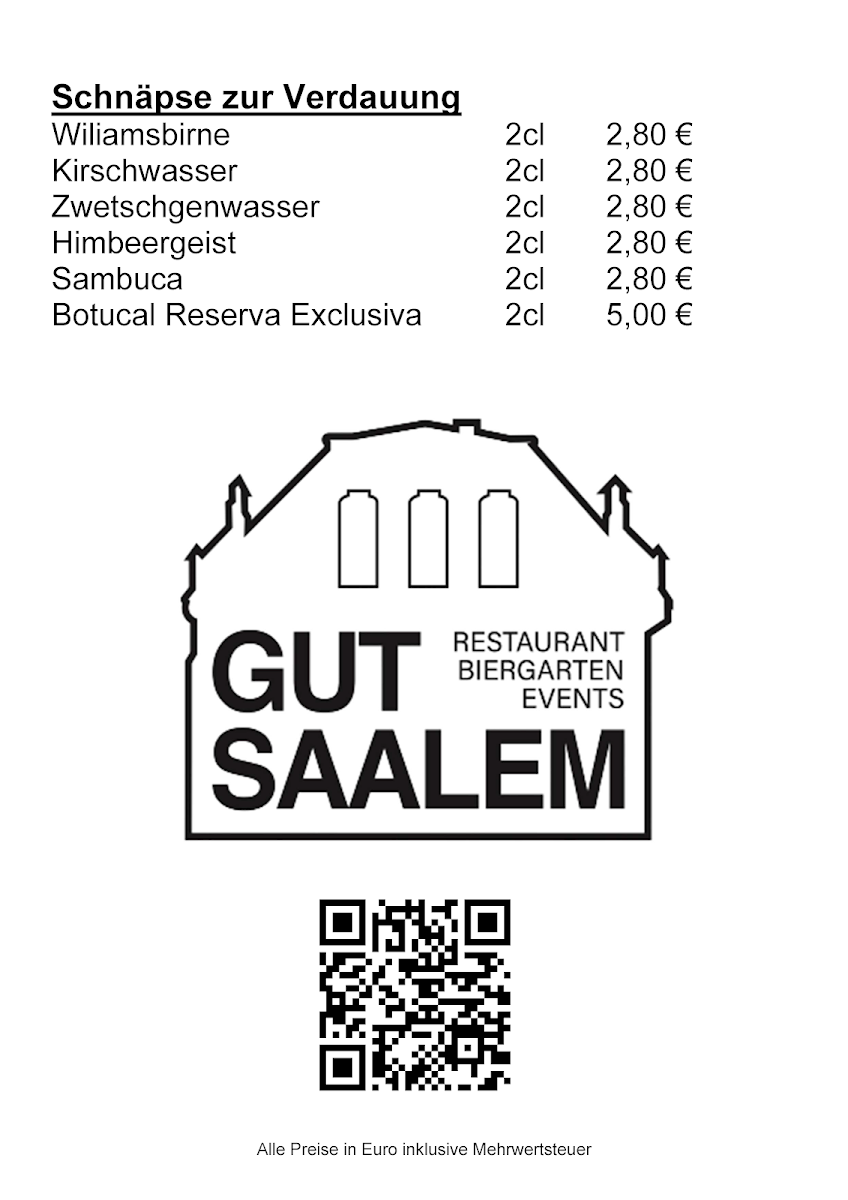Gut Saalem Photo Menu 6