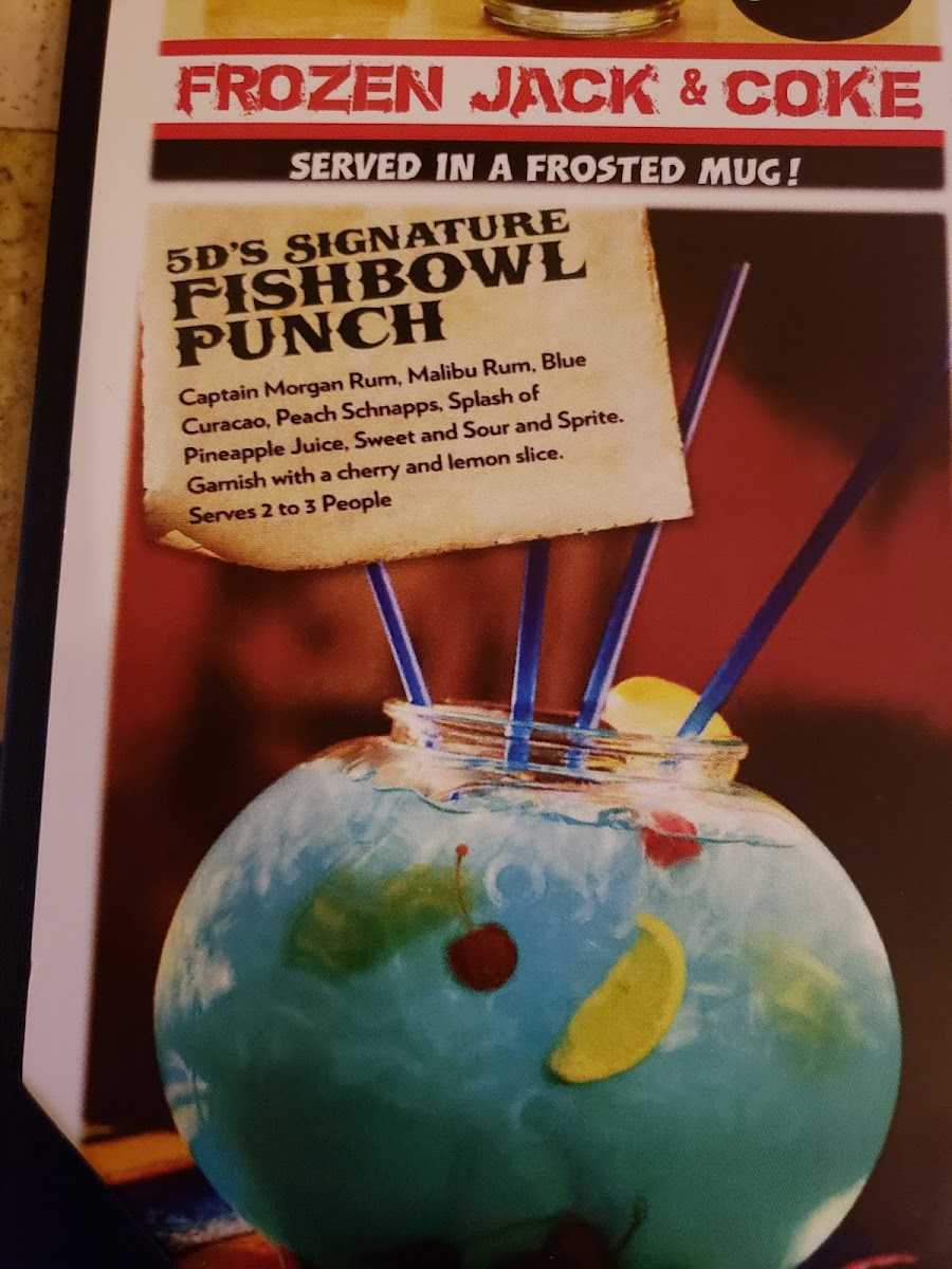 5D Steakhouse & Lounge Photo Menu 10