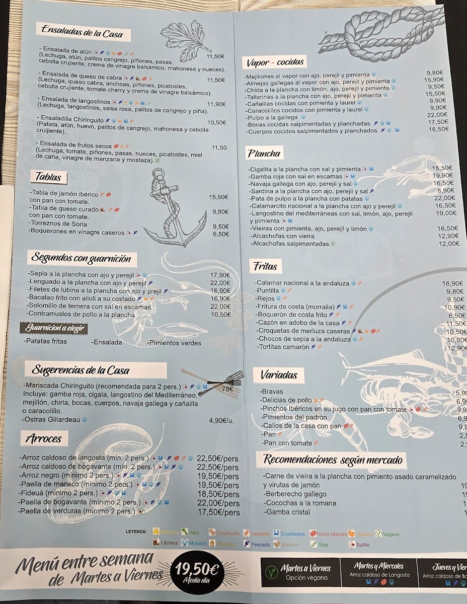 Restaurant Chiringuito Angelita Photo Menu 1