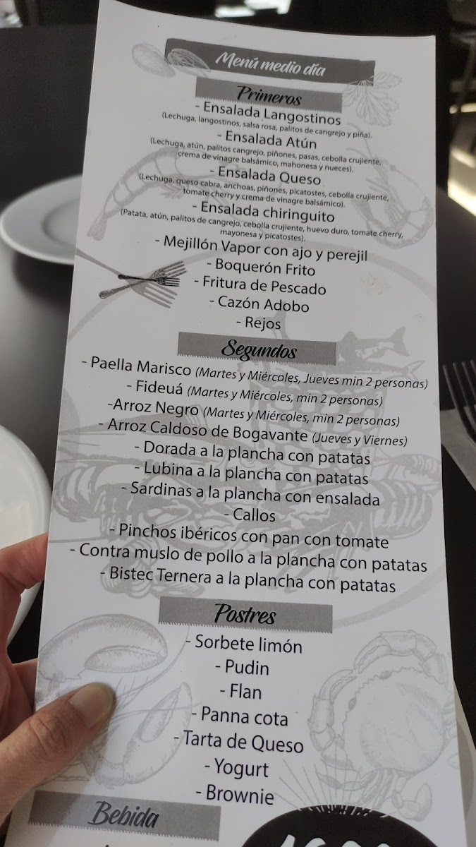 Restaurant Chiringuito Angelita Photo Menu 10