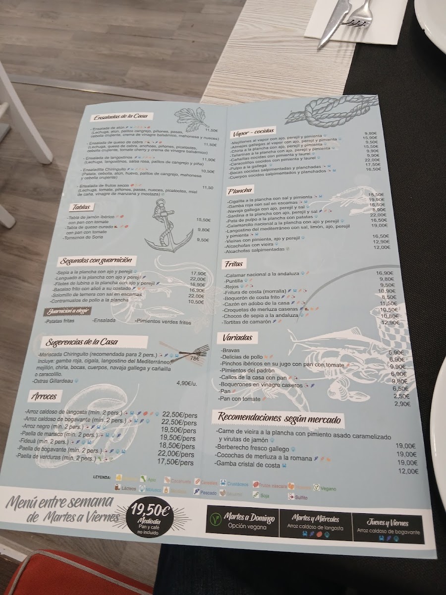 Restaurant Chiringuito Angelita Photo Menu 2