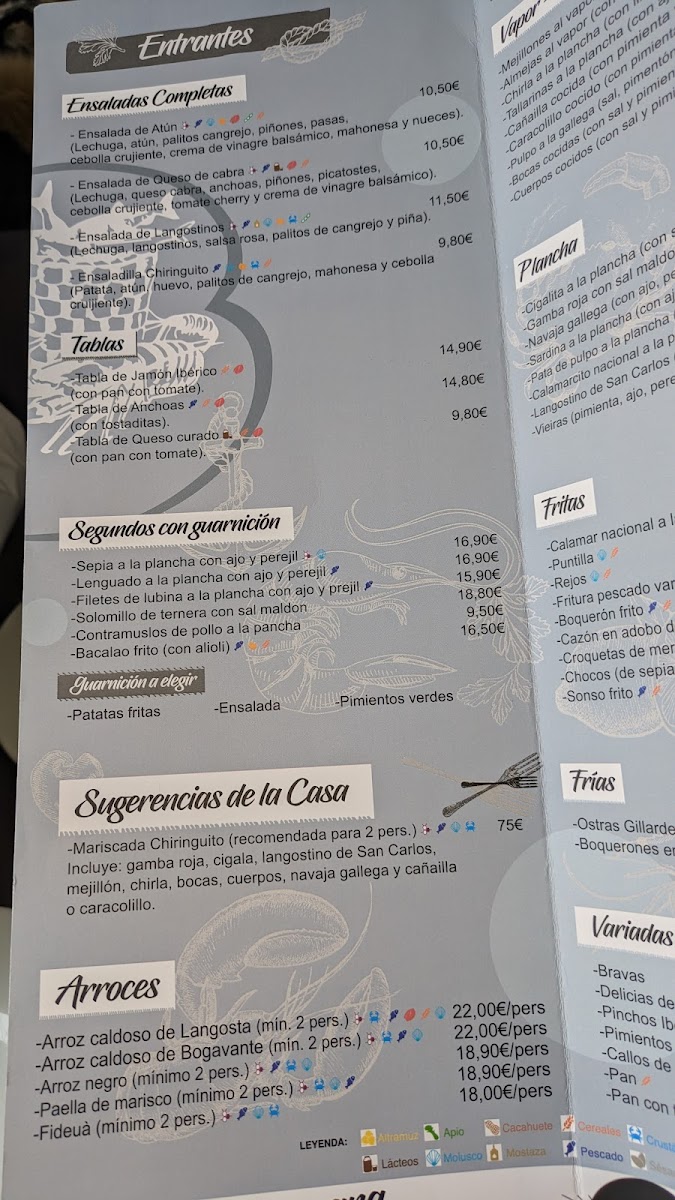Restaurant Chiringuito Angelita Photo Menu 9