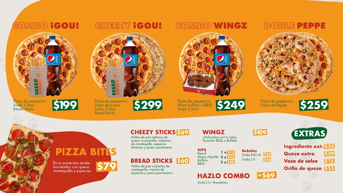 Gou Gou Pizza - Playas Photo Menu 2