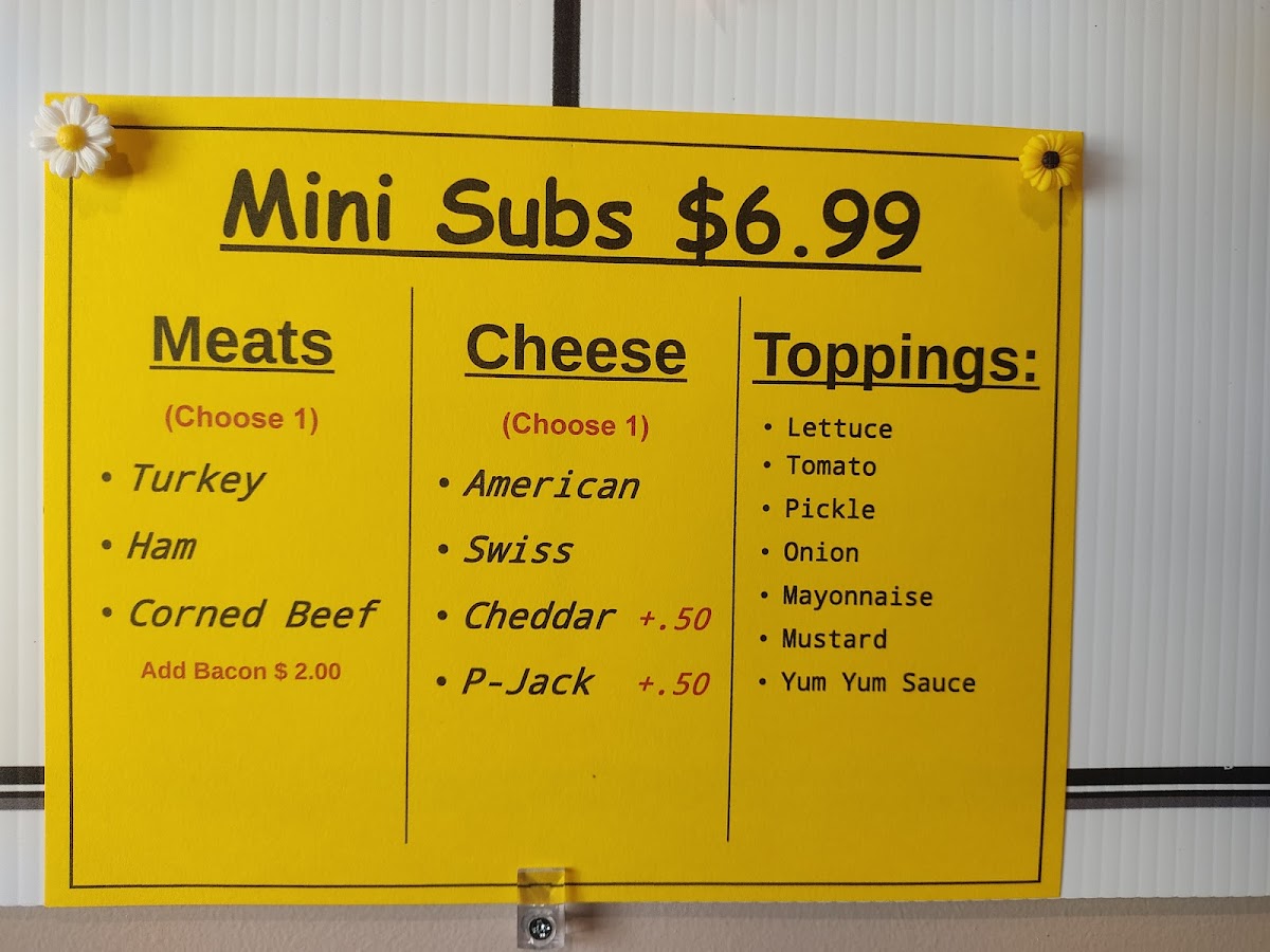 Dawnn's Deli Photo Menu 2