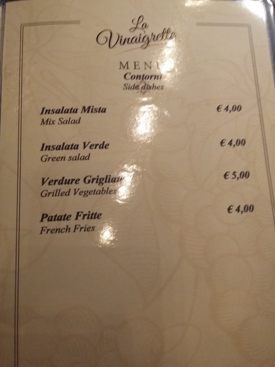 Ristorante La Vinaigrette Photo Menu 3
