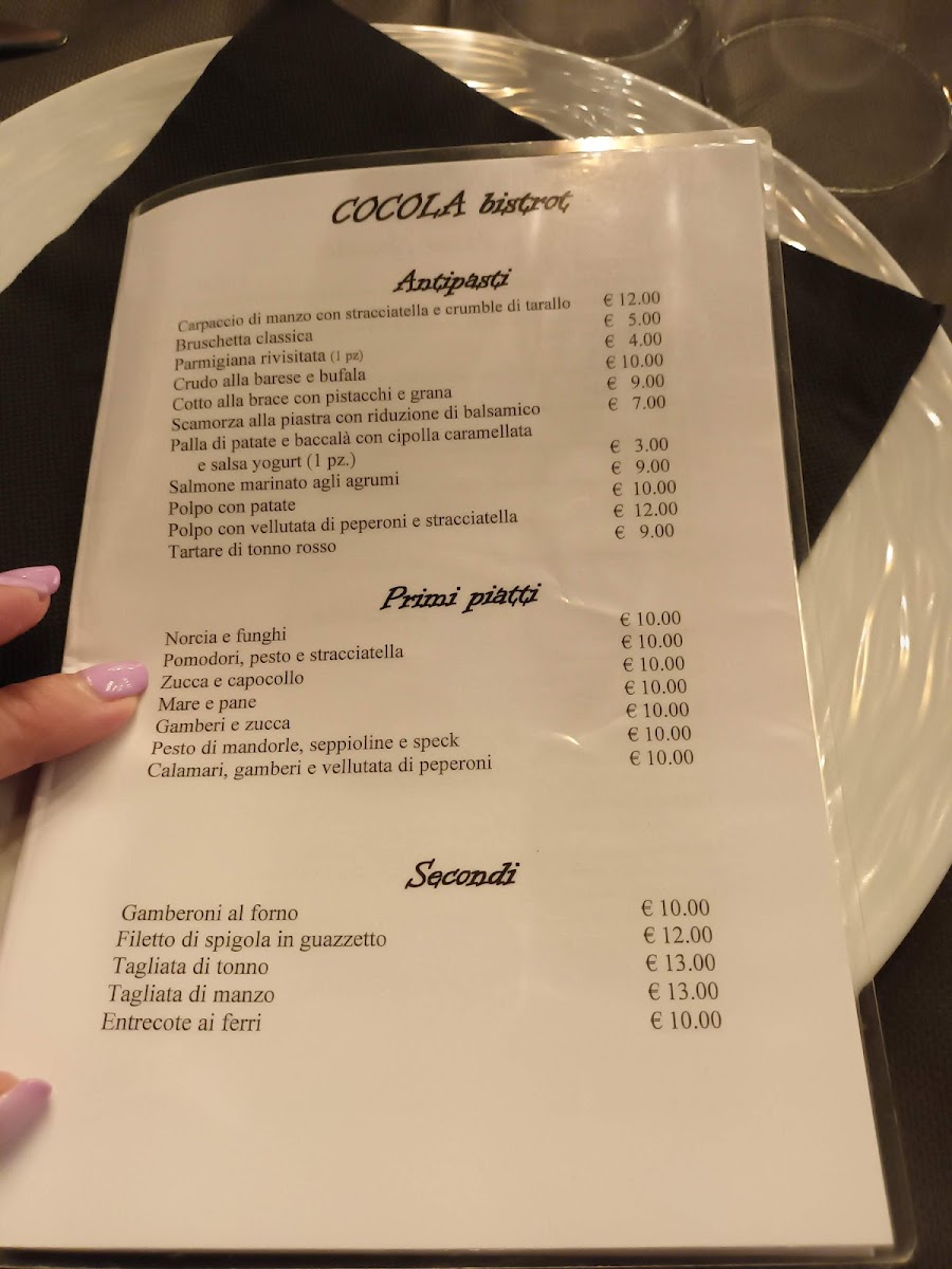 Cocola Bistrot Photo Menu 3