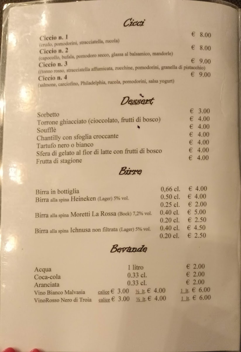 Cocola Bistrot Photo Menu 4