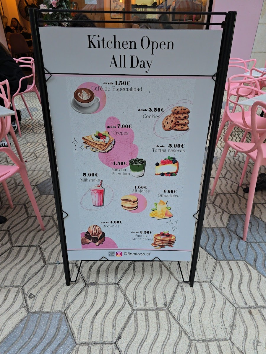Flamingo Brunch & Food Photo Menu 2