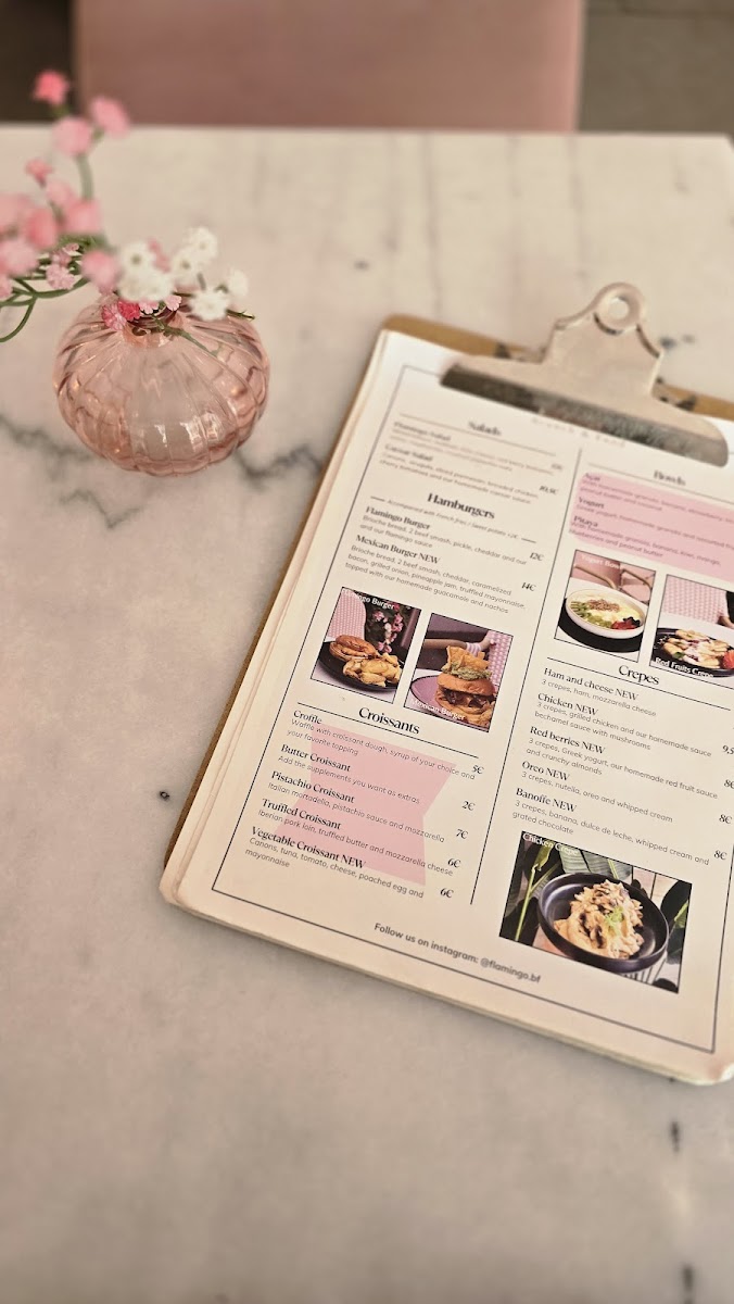 Flamingo Brunch & Food Photo Menu 3