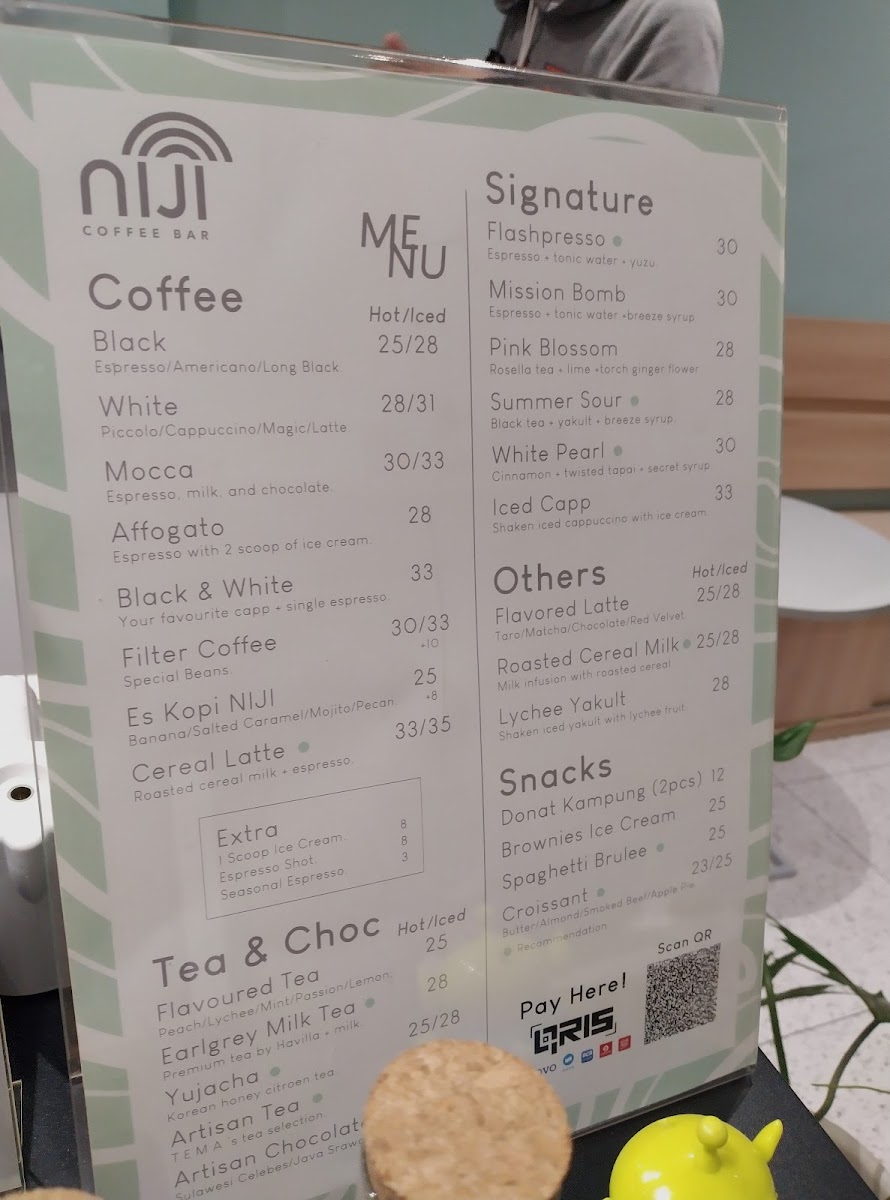 NIJI Coffee Bar Photo Menu 9