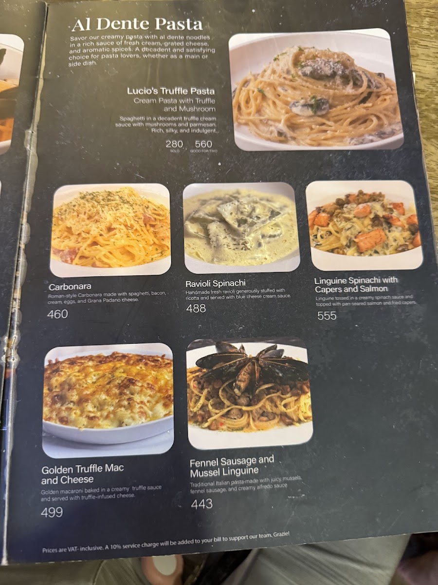 Mama Lou's Italian Kitchen - Venice Grand Canal Mall Photo Menu 5