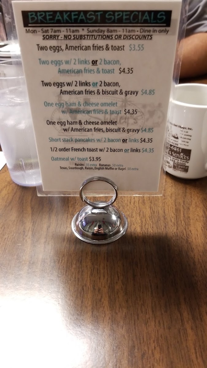 Shirley's Cafe & Grill Photo Menu 3