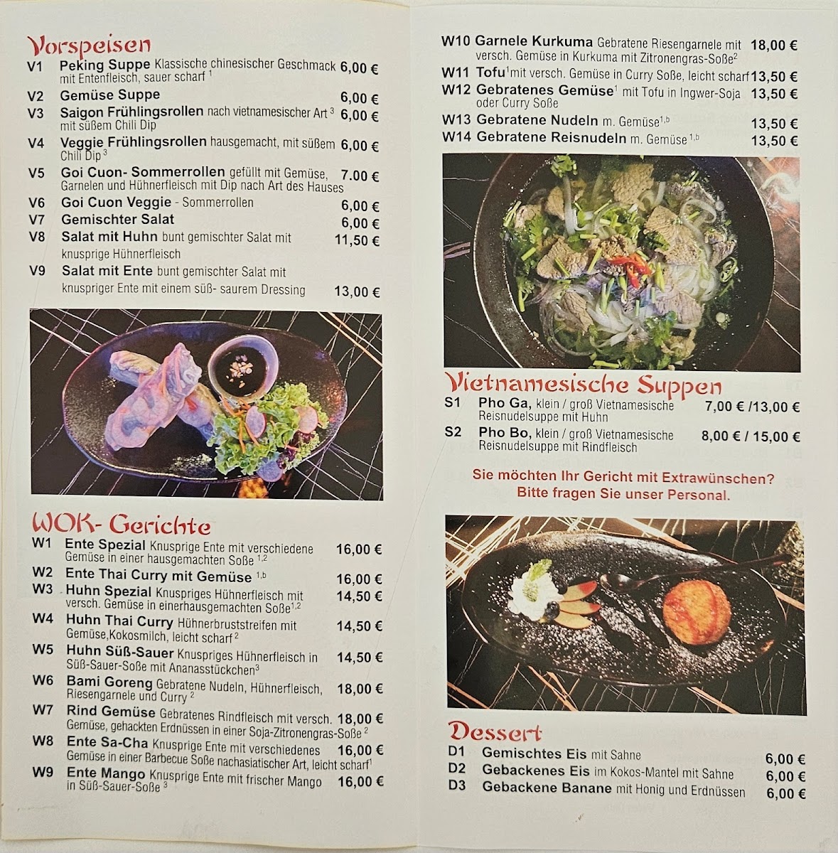 CO HOANG Photo Menu 2