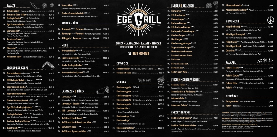 Ege Grill Photo Menu 1