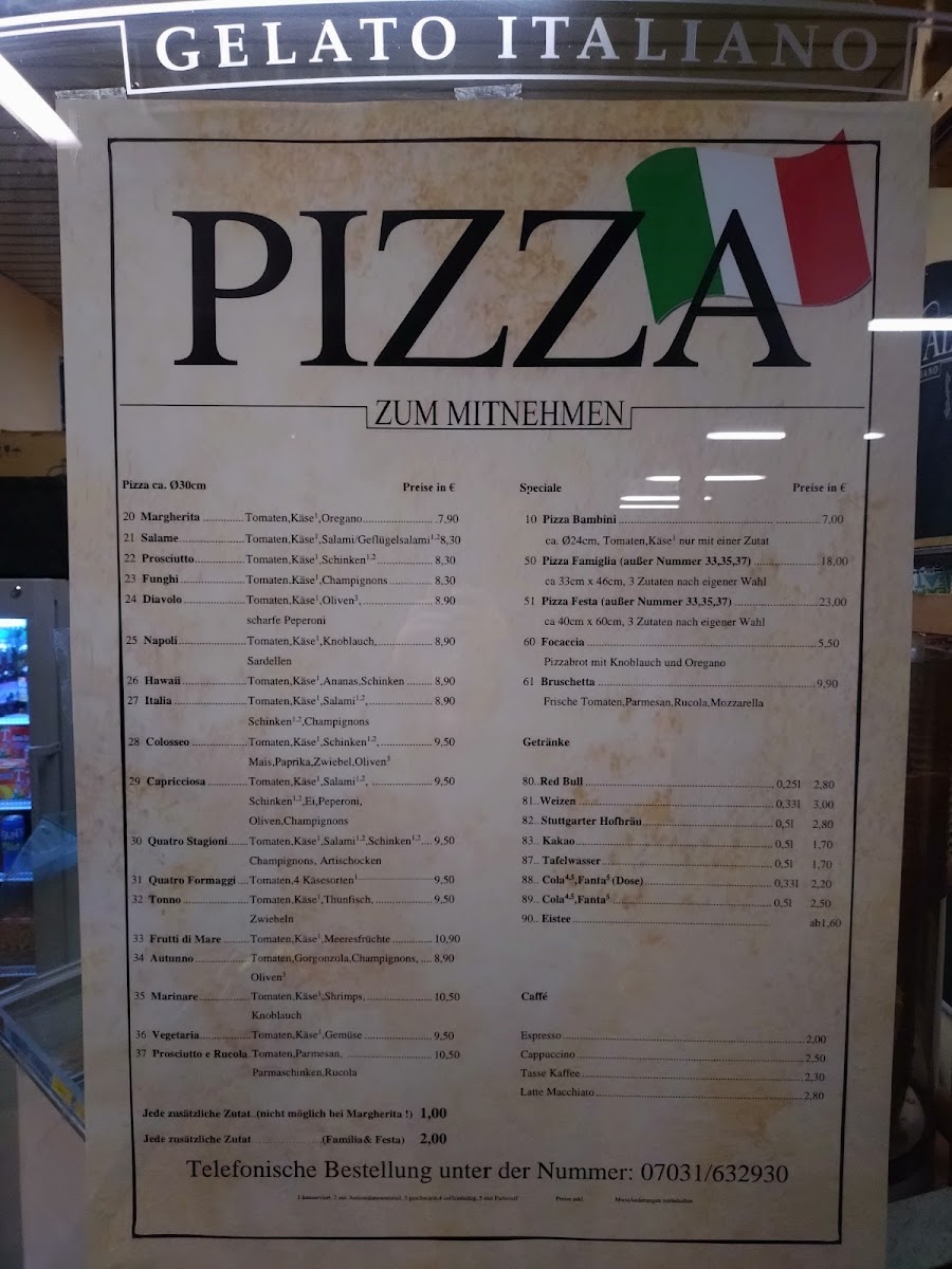 Eiscafé Alba Pizzeria Photo Menu 1