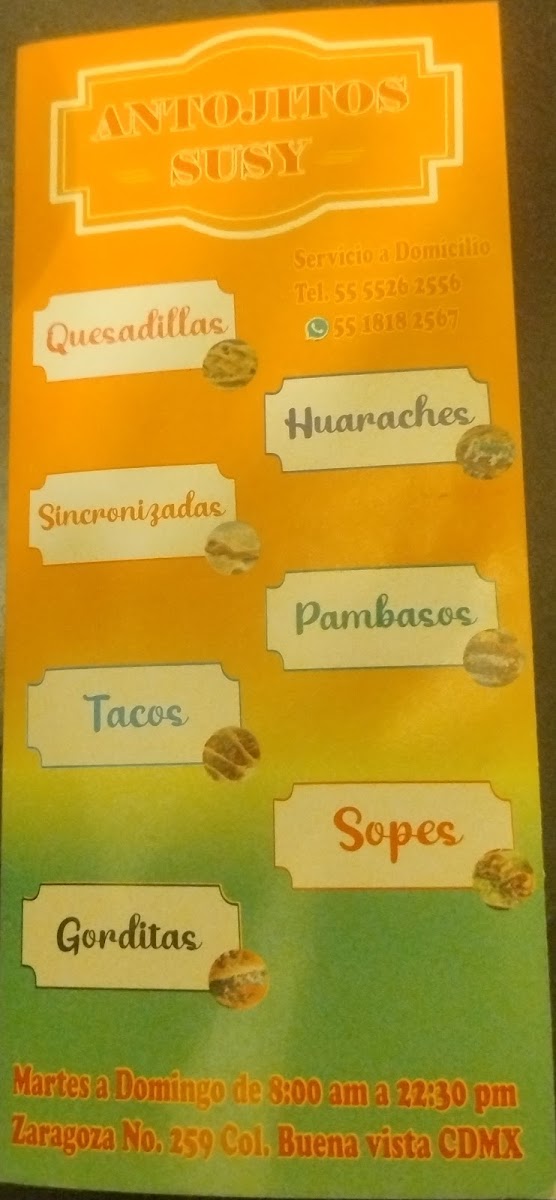 Antojitos Susy Photo Menu 4