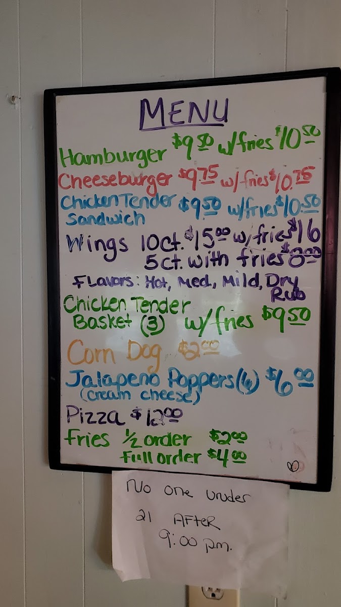 The Chassahowitzka River Lodge Bar & Grill Photo Menu 1