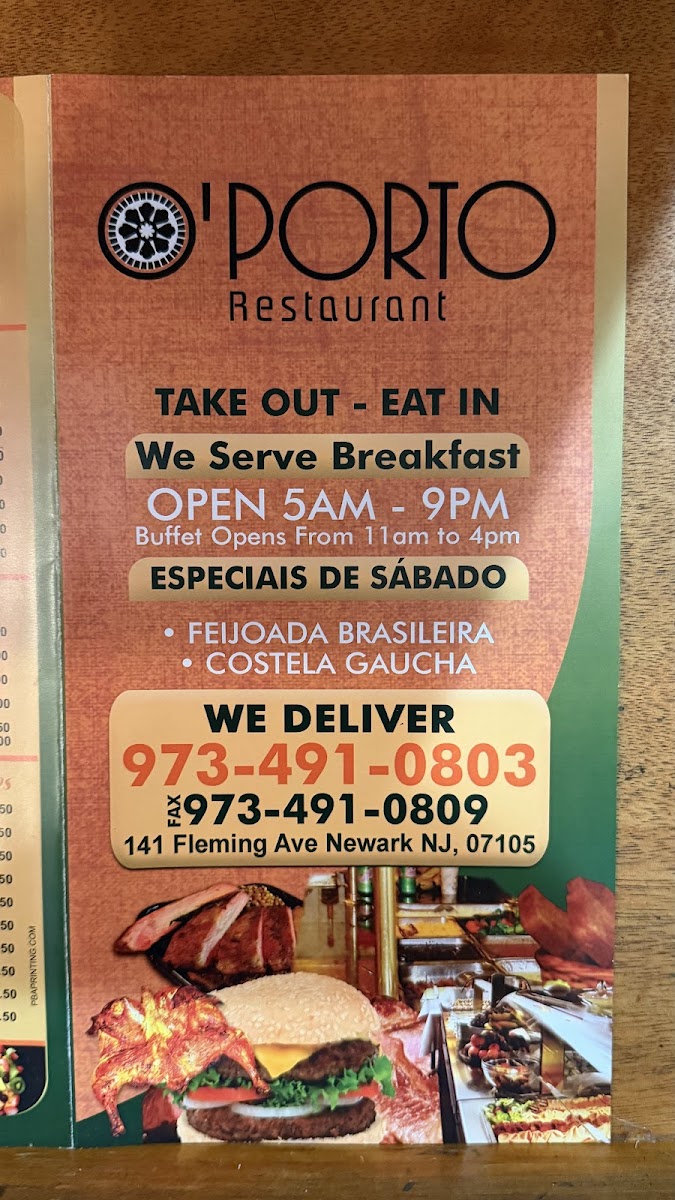 Oporto Restaurant Photo Menu 8