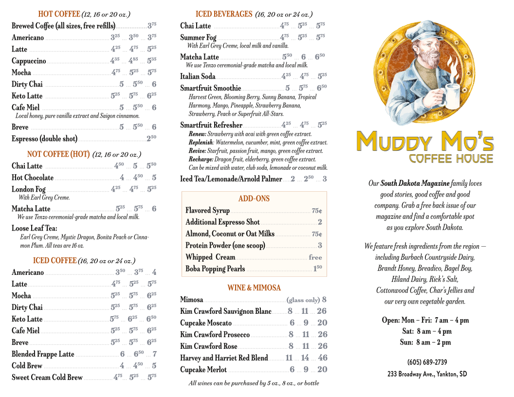 Muddy Mo's Coffee House Photo Menu 2