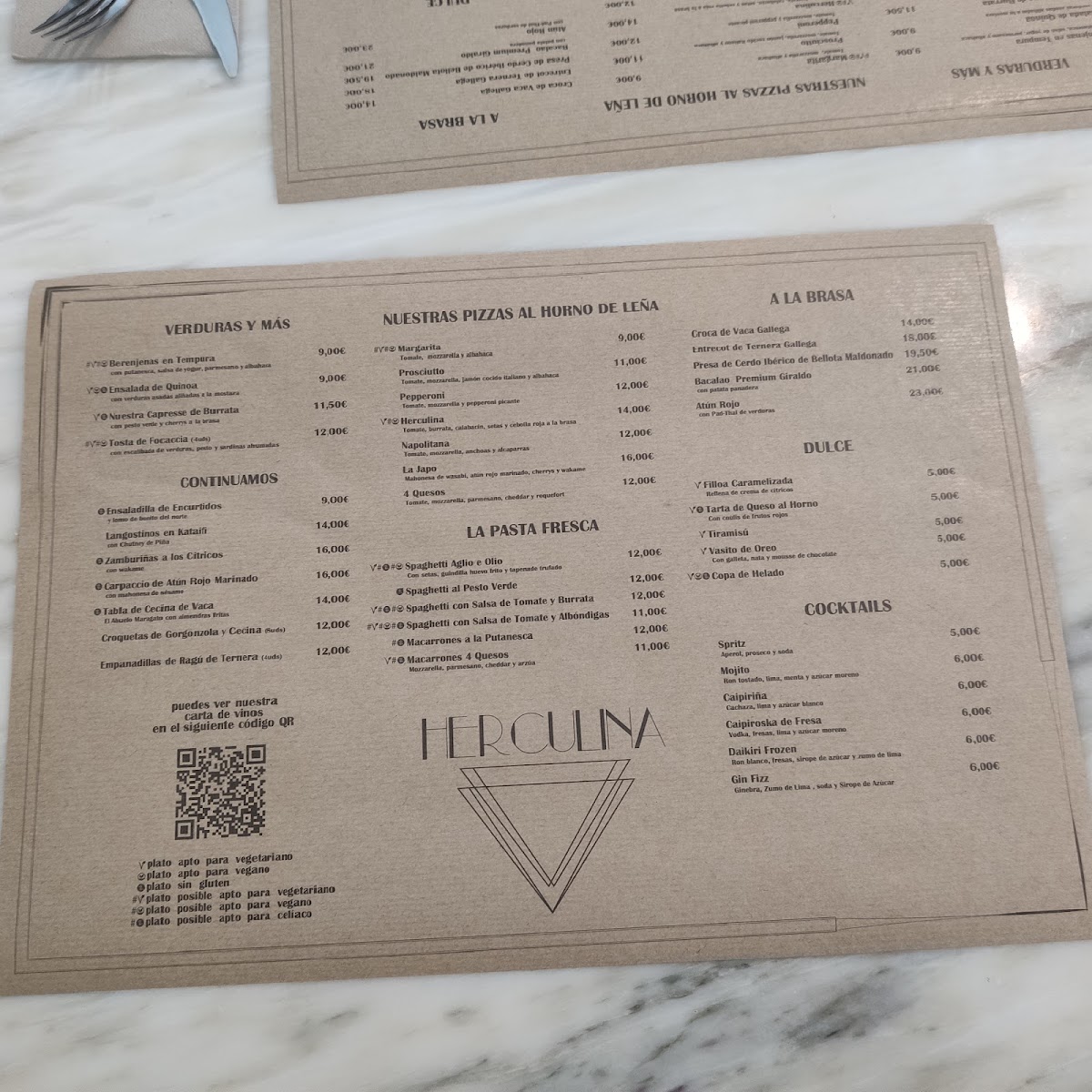 Restaurante Herculina Photo Menu 3