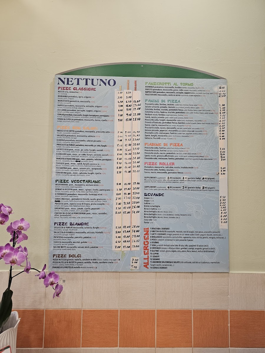 Pizzeria Nettuno - Bologna Photo Menu 1